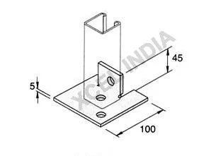 Single Channel Base Plate